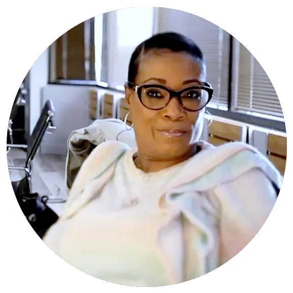 Circular portrait of Lisa Johnson, client relations professional at MB&A law firm